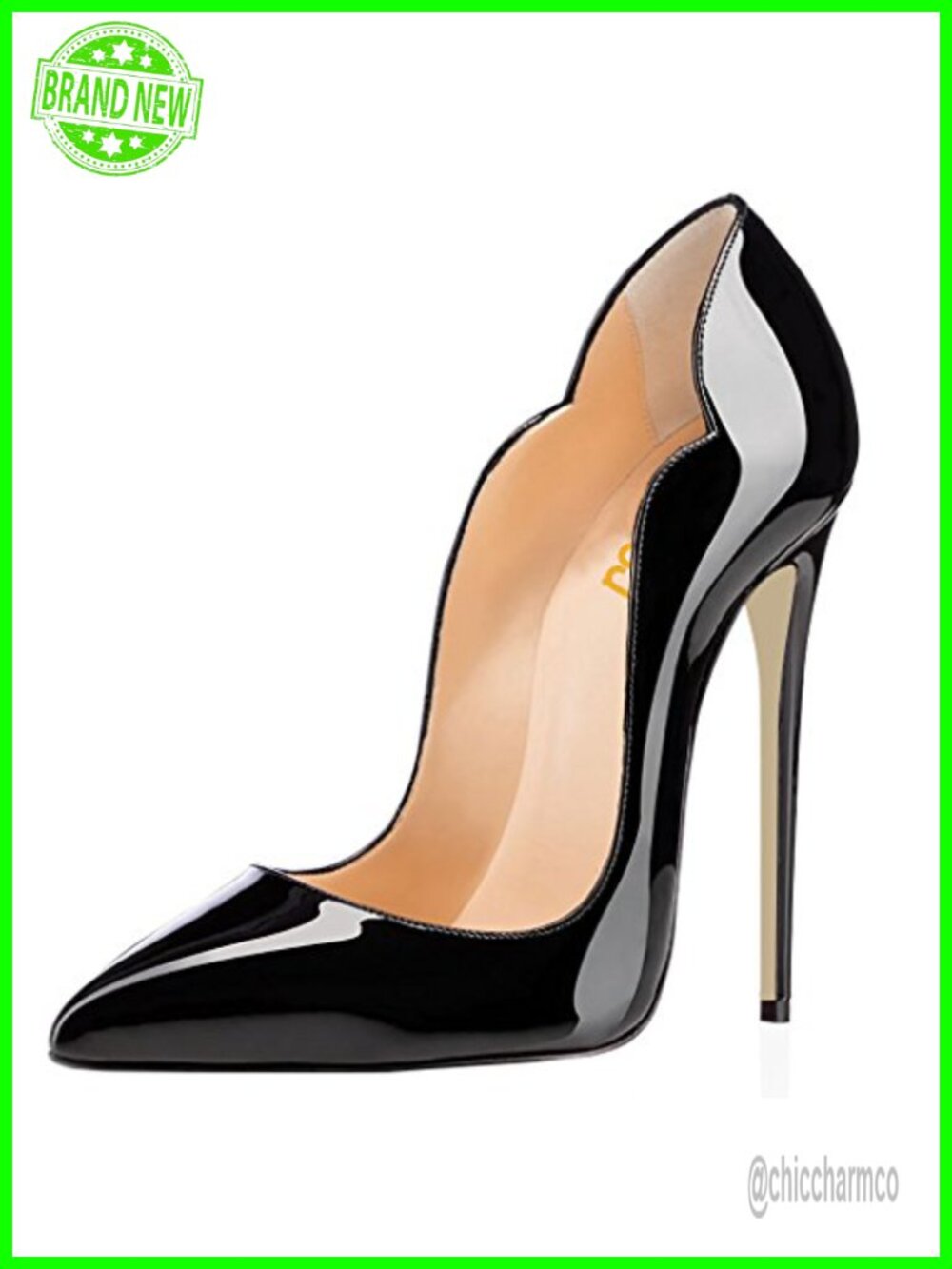 Women's Pointed Toe Stiletto Pumps with High Heels Office Party Shoes